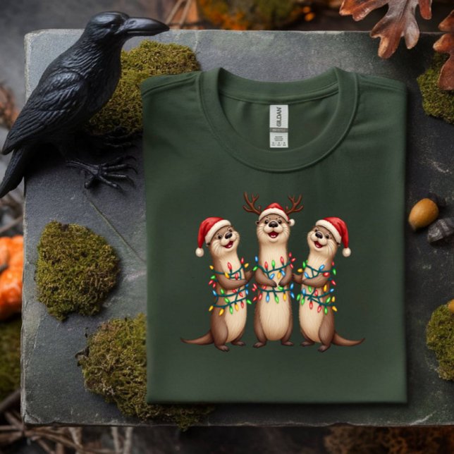 Weihnachtsgesang Otters T-Shirt (Von Creator hochgeladen)