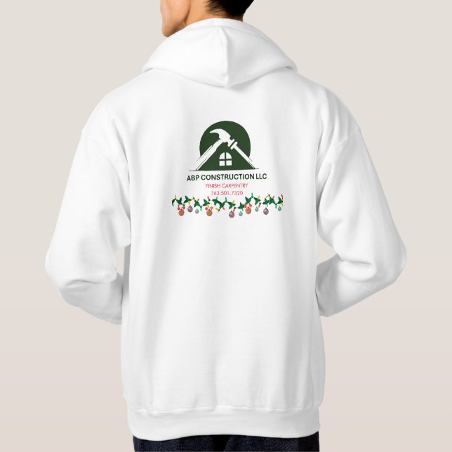 Weihnachtsgeschäft ABP Bau  Hoodie (Rückseite)
