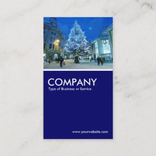 Weihnachtsgeschäft - Deep Navy Visitenkarte