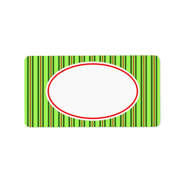 Weihnachtsgeschenk Adressaufkleber (Vorne)