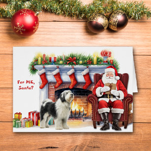 Weihnachtsgeschenk Altes englisches Sheepdog Holid