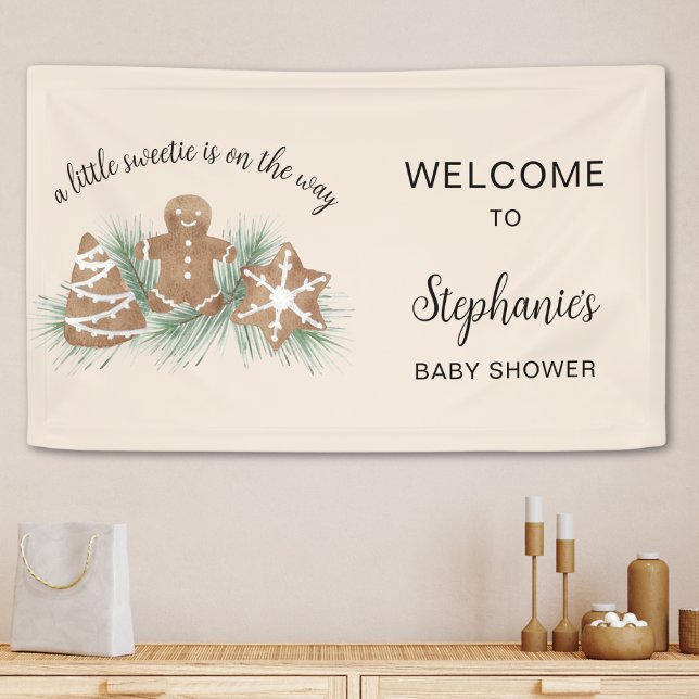 Weihnachtsgeschenk Baby Dusche Banner (Von Creator hochgeladen)