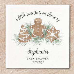 Weihnachtsgeschenk Baby Dusche Serviette