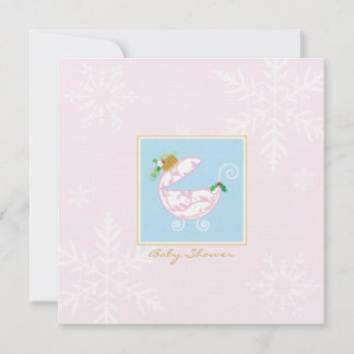 Weihnachtsgeschenk Babydusche Einladung