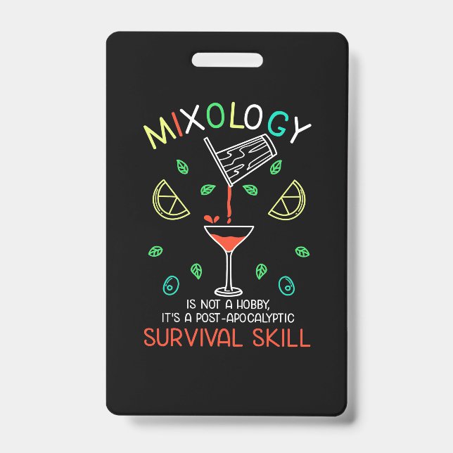 Weihnachtsgeschenk | Barkeeper Mixologe Ausweis (Vorderseite)