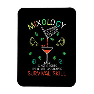 Weihnachtsgeschenk   Barkeeper Mixologe Magnet