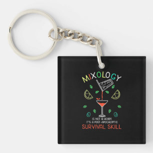 Weihnachtsgeschenk Barkeeper Mixologe Schlüsselanhänger