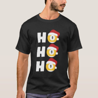 Weihnachtsgeschenk Billiards Spielercoach 'Ho Ho H T-Shirt