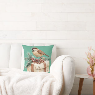 Weihnachtsgeschenk Bird Kissen