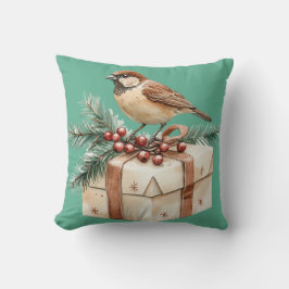 Weihnachtsgeschenk Bird Kissen