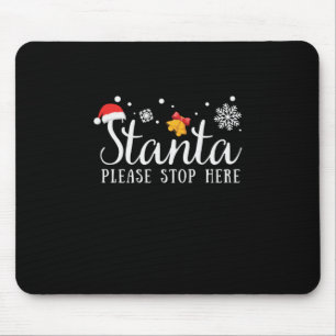 Weihnachtsgeschenk bitte hier anhalten mousepad