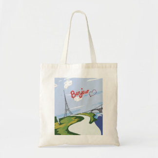 Weihnachtsgeschenk Bonjour Paris Totasche Tragetasche