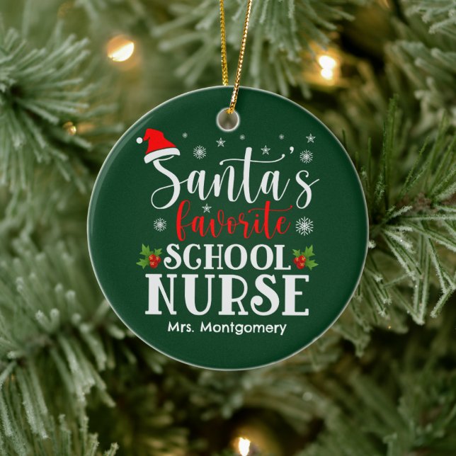 Weihnachtsgeschenk der Lieblingsschule des Weihnac Keramik Ornament (Baum)