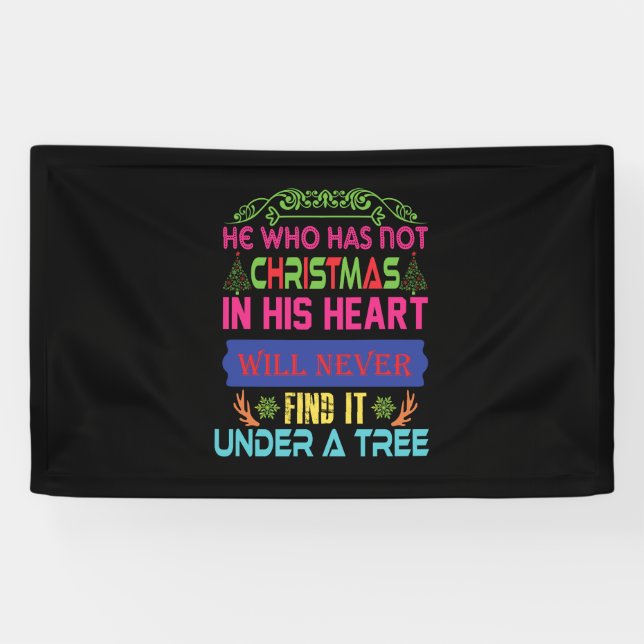 Weihnachtsgeschenk, der nicht Weihnachten Banner (Horizontal)