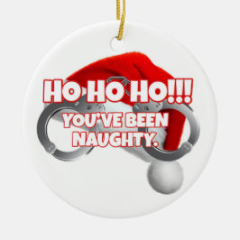 Weihnachtsgeschenk der Polizei Keramik Ornament