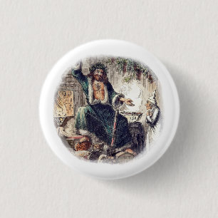 Weihnachtsgeschenk des Geistes mit Scrooge Button