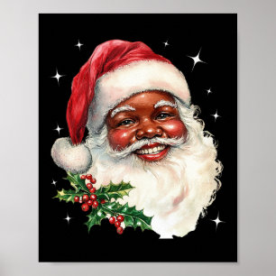 Weihnachtsgeschenk des Weihnachtsmanns Alte Weihna Poster