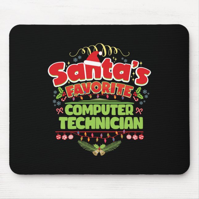 Weihnachtsgeschenk des Weihnachtsmanns  Mousepad (Vorne)