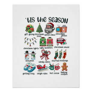 Weihnachtsgeschenk Die Saison Ist Da Poster
