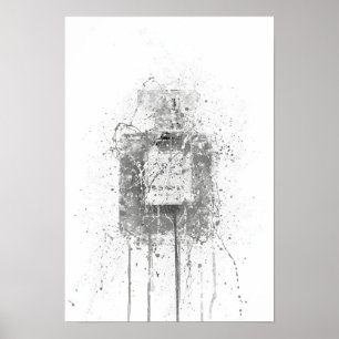 Weihnachtsgeschenk Duftflasche Wand Poster