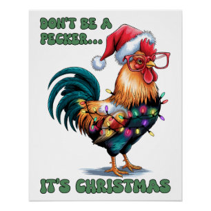 Weihnachtsgeschenk Es ist ein Chritsmas Poster