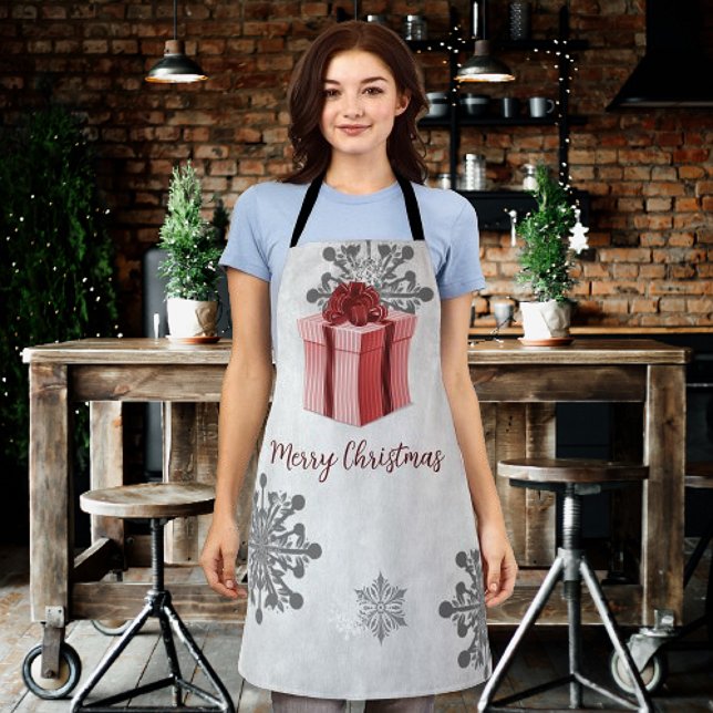 Weihnachtsgeschenk Feiertag Schürze (Red Christmas Gift Holiday Apron)