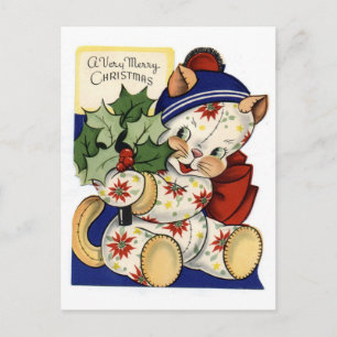Weihnachtsgeschenk Feiertagspostkarte