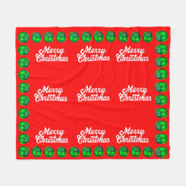 Weihnachtsgeschenk Fleecedecke