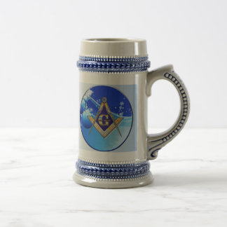WEIHNACHTSgeschenk-FREIMAURERemblem Bierglas