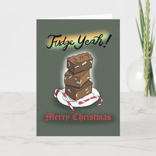 Weihnachtsgeschenk Funny Holiday Food Gruß Karte (Vorderseite)