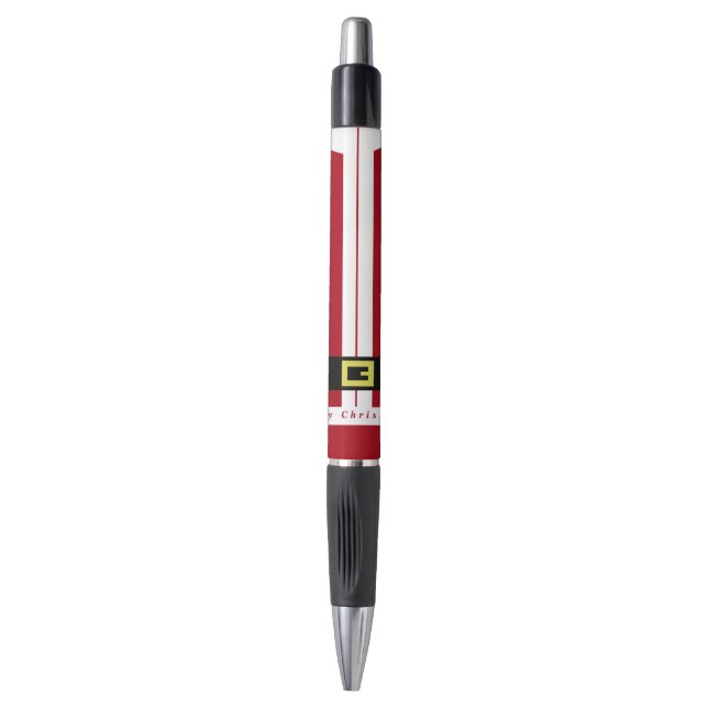 Weihnachtsgeschenk Funny Santa Pen Kugelschreiber (Vorderseite Vertikal)