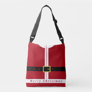 Weihnachtsgeschenk Funny Weihnachtsmann Crossbody  Tragetaschen Mit Langen Trägern