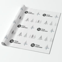 Weihnachtsgeschenk für benutzerdefinierte Unterneh Geschenkpapier