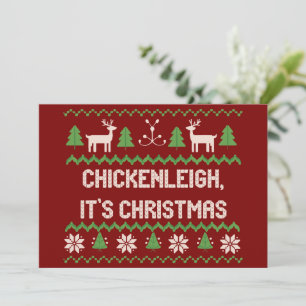 Weihnachtsgeschenk für Chickenleigh Feiertagskarte