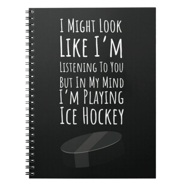 Weihnachtsgeschenk für das Hockey-Spieler-Sporttea Notizblock (Vorderseite)