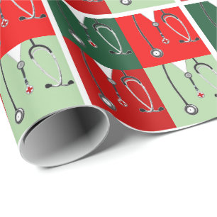 Weihnachtsgeschenk für den Arzt Geschenkpapier