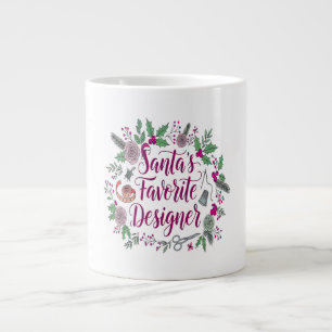 Weihnachtsgeschenk für den Weihnachtsmann Jumbo-Tasse