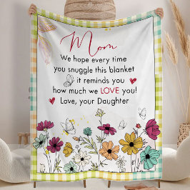 Weihnachtsgeschenk für die Mama, Die ganze Jahresz Fleecedecke