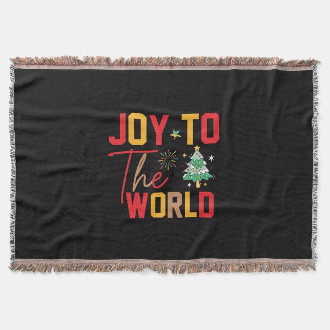 Weihnachtsgeschenk für die Welt Decke (Vorderseite)