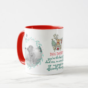 Weihnachtsgeschenk für DOG-MAMA oder VATER 2 FOTOS Tasse