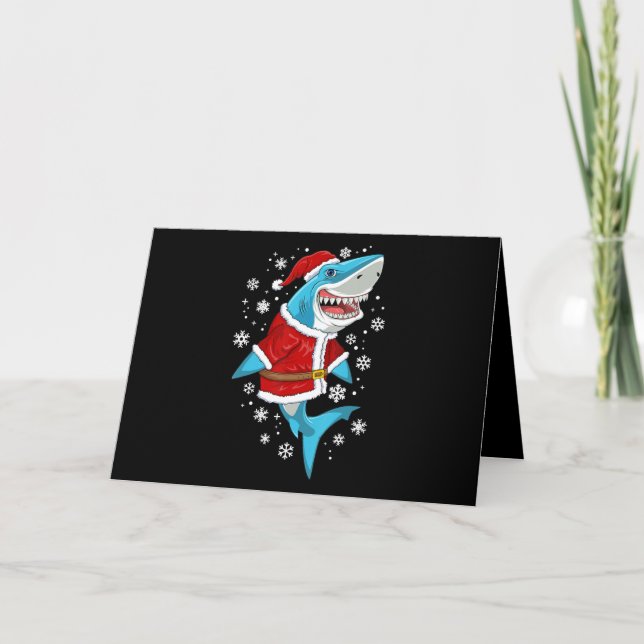 Weihnachtsgeschenk für Haie Weihnachtsgeschenke Feiertagskarte (Vorderseite)