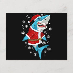 Weihnachtsgeschenk für Haie Weihnachtsgeschenke Feiertagspostkarte