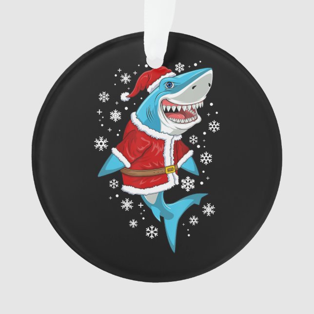 Weihnachtsgeschenk für Haie Weihnachtsgeschenke Ornament (Vorderseite)