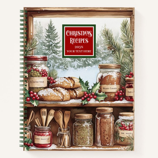 Weihnachtsgeschenk für individuelle Name Notizbuch (Vorderseite)