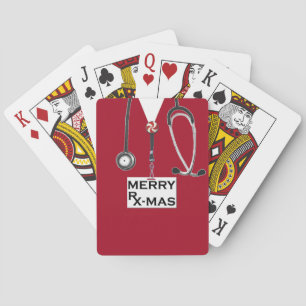 Weihnachtsgeschenk für Krankenschwester Spielkarten