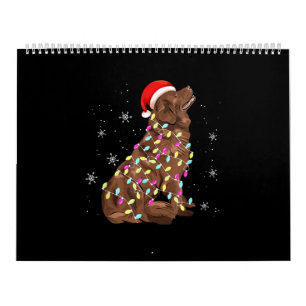 Weihnachtsgeschenk für Neufundländer  lustiger Hun Kalender