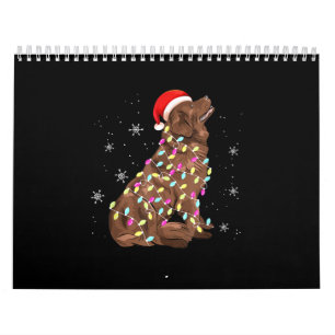Weihnachtsgeschenk für Neufundländer  lustiger Hun Kalender
