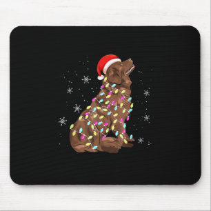 Weihnachtsgeschenk für Neufundländer lustiger Hun Mousepad
