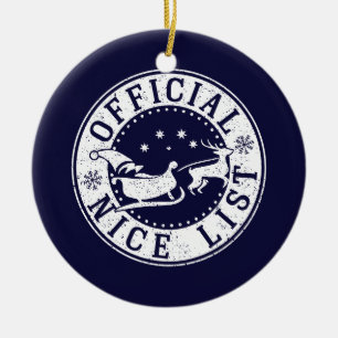 Weihnachtsgeschenk für offizielle Weihnachten Keramik Ornament