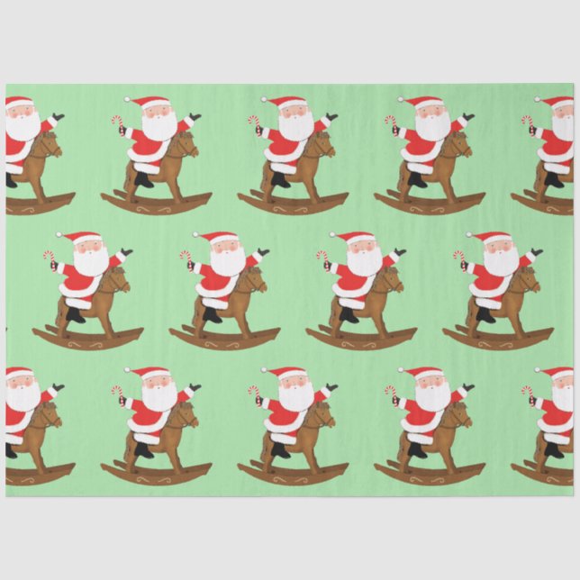 Weihnachtsgeschenk für Reittiere Seidenpapier (Vorderseite)